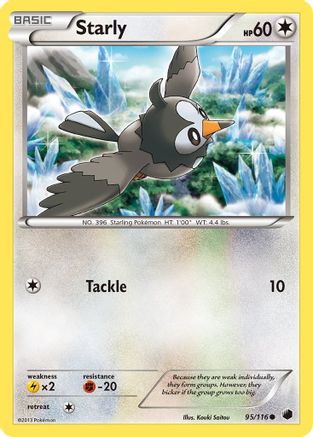 Starly (95) [Plasma Freeze] Reverse Holofoil