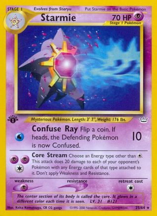 Starmie (25) [Neo Revelation] 1st Edition