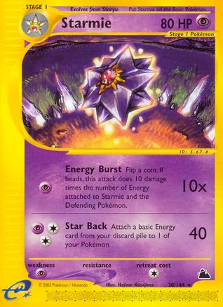 Starmie (30) (30) [Skyridge]