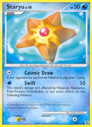 Staryu (83) [Rising Rivals] Reverse Holofoil