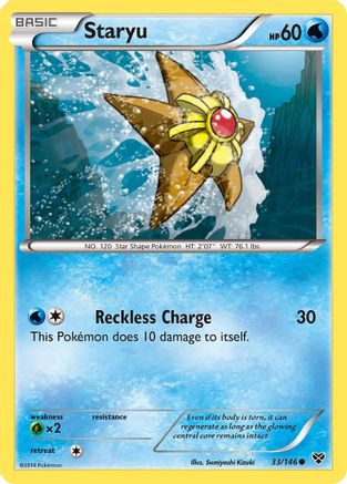 Staryu (33) [XY Base Set] Reverse Holofoil