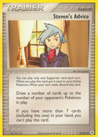 Steven's Advice (92) [Hidden Legends] Reverse Holofoil