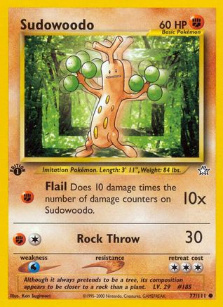 Sudowoodo (77) [Neo Genesis] 1st Edition