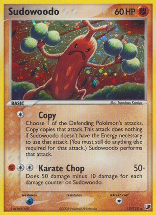Sudowoodo (15) [Unseen Forces] Holofoil