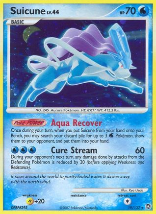 Suicune (19) [Secret Wonders] Holofoil