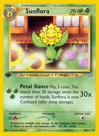 Sunflora (50) [Neo Genesis] 1st Edition