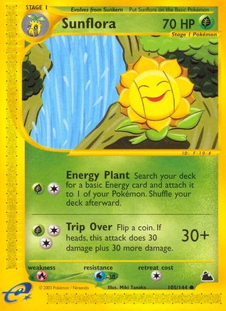 Sunflora (105) [Skyridge] Reverse Holofoil