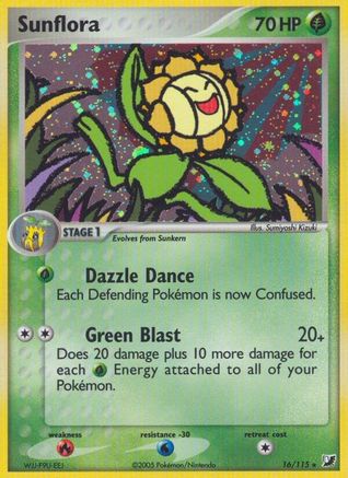 Sunflora (16) [Unseen Forces] Reverse Holofoil
