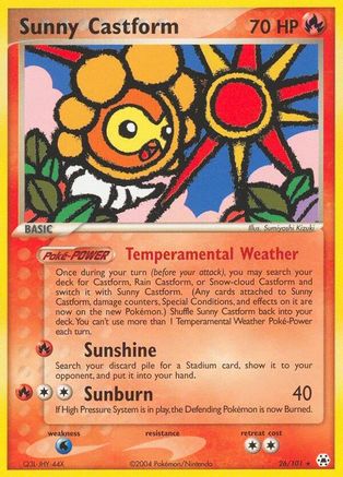 Sunny Castform (26) [Hidden Legends]