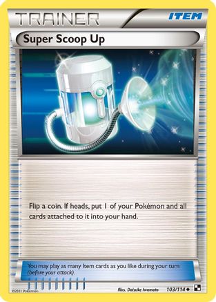 Super Scoop Up (103) [Black and White] Reverse Holofoil