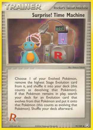 Surprise! Time Machine (91) [Team Rocket Returns] Reverse Holofoil