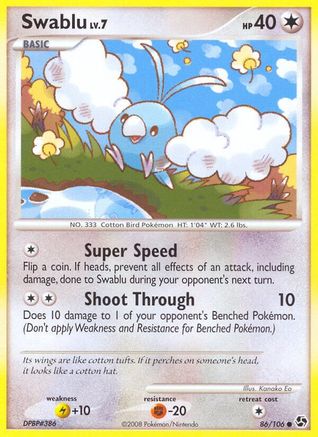 Swablu (86) [Great Encounters]
