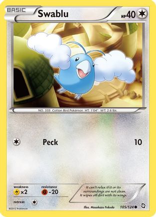 Swablu (105) (105) [Dragons Exalted] Reverse Holofoil