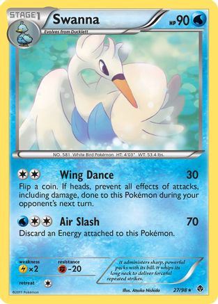 Swanna () [Emerging Powers] Reverse Holofoil