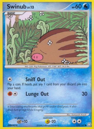 Swinub (123) [Legends Awakened] Reverse Holofoil