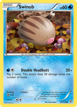 Swinub (26) [Plasma Storm] Reverse Holofoil