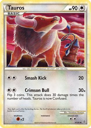 Tauros (41) [Unleashed] Reverse Holofoil