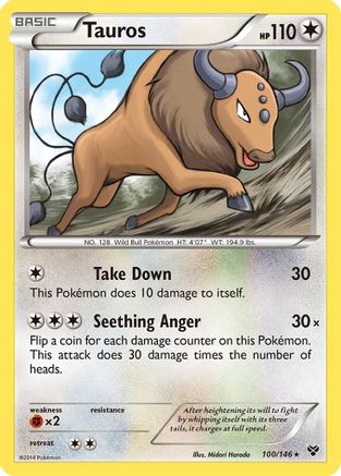 Tauros (100) [XY Base Set]