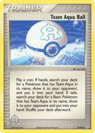 Team Aqua Ball (75) [Team Magma vs Team Aqua] Reverse Holofoil