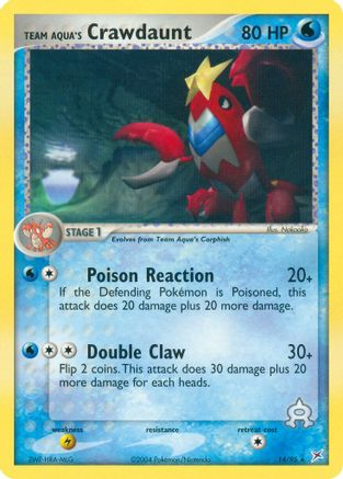 Team Aqua's Crawdaunt - 14/95 (14) [Team Magma vs Team Aqua]