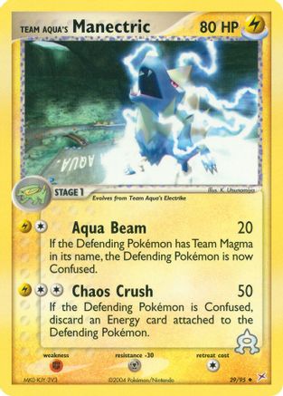 Team Aqua's Manectric - 29/95 (29) [Team Magma vs Team Aqua]