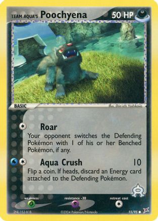 Team Aqua's Poochyena - 55/95 (55) [Team Magma vs Team Aqua] Reverse Holofoil