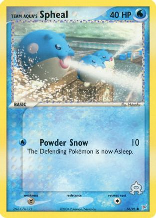 Team Aqua's Spheal - 56/95 (56) [Team Magma vs Team Aqua]