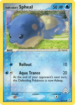 Team Aqua's Spheal - 57/95 (57) [Team Magma vs Team Aqua]