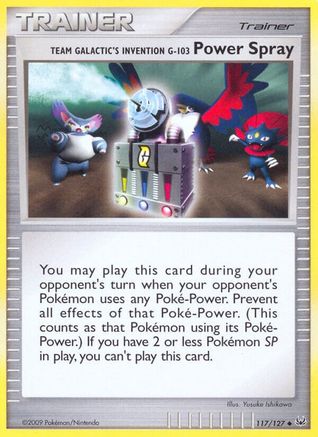 Team Galactic's Invention G-103 Power Spray (117) [Platinum]