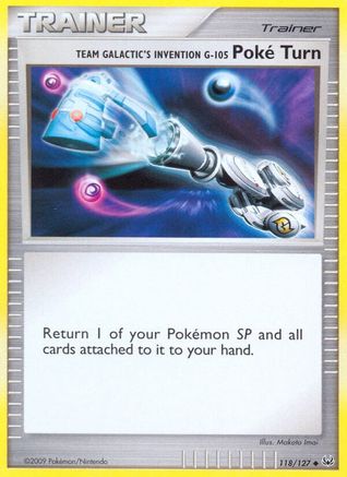 Team Galactic's Invention G-105 Poke Turn (118) [Platinum]