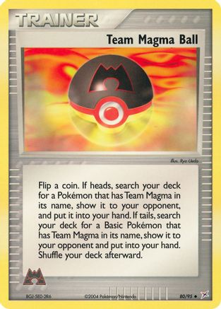 Team Magma Ball (80) [Team Magma vs Team Aqua]