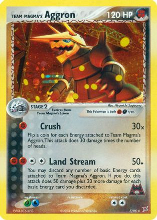 Team Magma's Aggron (7) [Team Magma vs Team Aqua] Holofoil