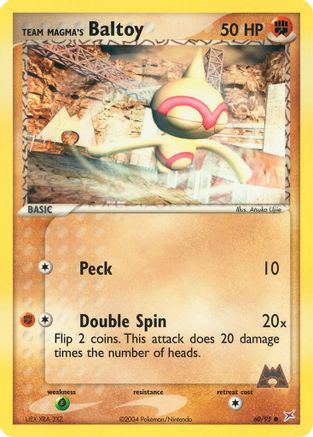 Team Magma's Baltoy - 60/95 (60) [Team Magma vs Team Aqua]