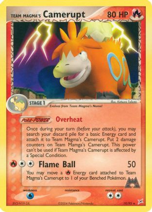 Team Magma's Camerupt (19) [Team Magma vs Team Aqua]