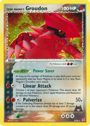 Team Magma's Groudon (9) [Team Magma vs Team Aqua] Holofoil