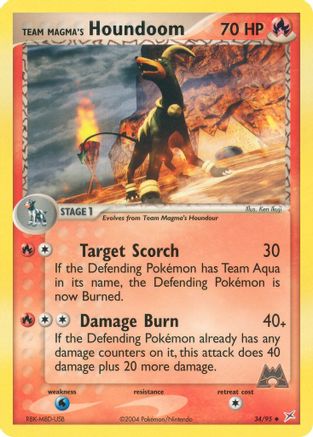 Team Magma's Houndoom - 34/95 (34) [Team Magma vs Team Aqua]