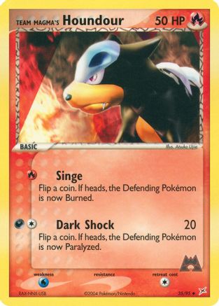 Team Magma's Houndour - 35/95 (35) [Team Magma vs Team Aqua]