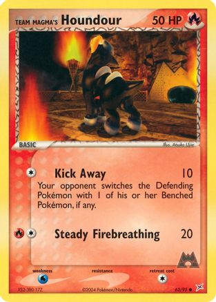 Team Magma's Houndour - 63/95 (63) [Team Magma vs Team Aqua]