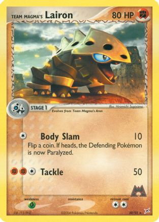 Team Magma's Lairon - 20/95 (20) [Team Magma vs Team Aqua]