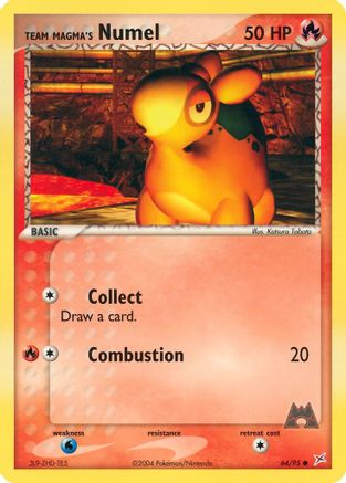 Team Magma's Numel (64) [Team Magma vs Team Aqua] Reverse Holofoil