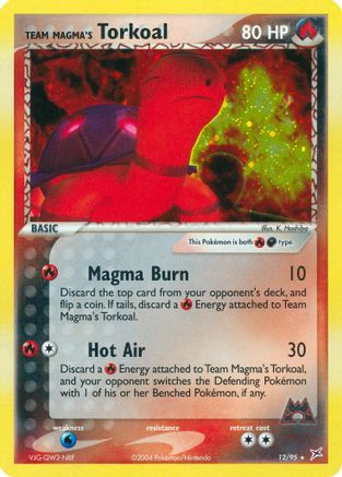 Team Magma's Torkoal (12) [Team Magma vs Team Aqua] Holofoil