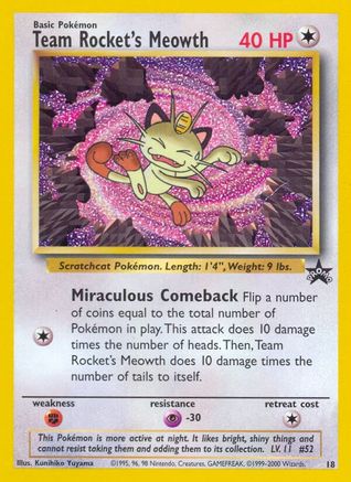 Team Rocket's Meowth (18) [WoTC Promo]