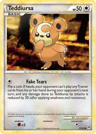 Teddiursa (73) [Call of Legends] Reverse Holofoil
