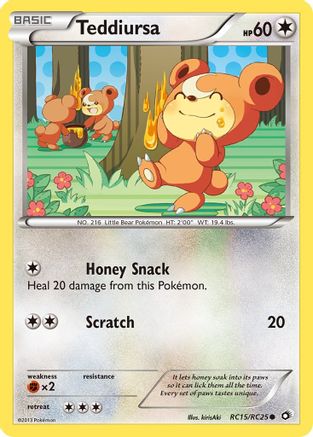 Teddiursa (RC15) [Legendary Treasures: Radiant Collection] Holofoil