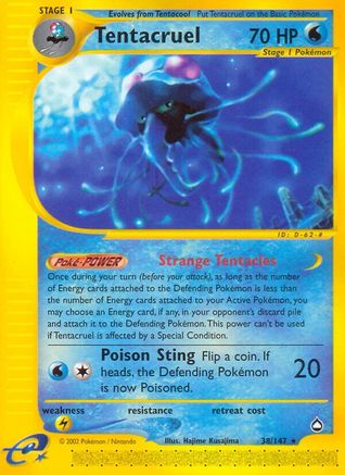 Tentacruel (38) [Aquapolis] Reverse Holofoil