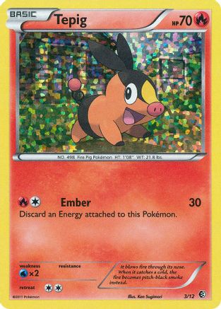 Tepig - 3/12 (3) [McDonald's Promos 2011] Holofoil