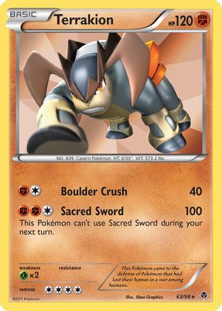 Terrakion () [Emerging Powers] Holofoil