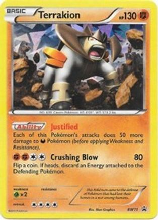 Terrakion - BW71 (BW71) [Black and White Promos] Holofoil