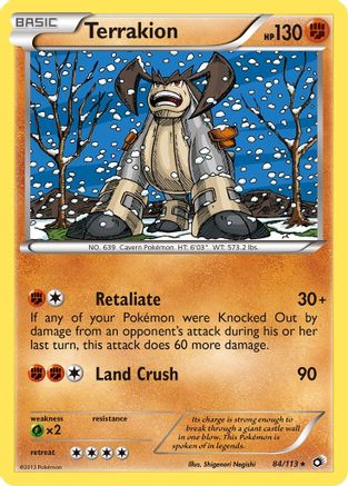 Terrakion (84) [Legendary Treasures] Reverse Holofoil