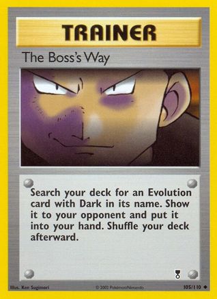 The Boss's Way (105) [Legendary Collection] Reverse Holofoil